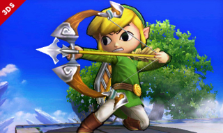Illustration for article titled Wind Waker's Link Enters The Smash Bros. Fray, Knocks a Few Heads In